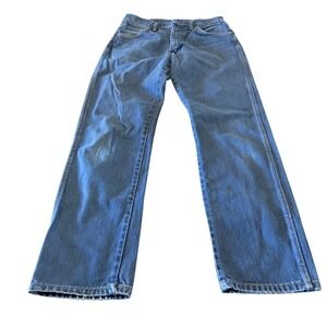 Maverick Vintage Mens Straight Leg Blue Denim Jeans 3E94DEN Made in USA 30x28